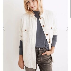 Madewell Donegal Flannel Shirt-Jacket Medium